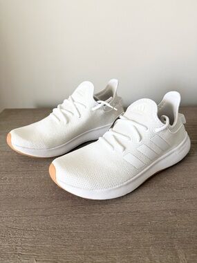 NWB Adidas Cloudfoam Plus Sneakers in Pure (White) Size 8